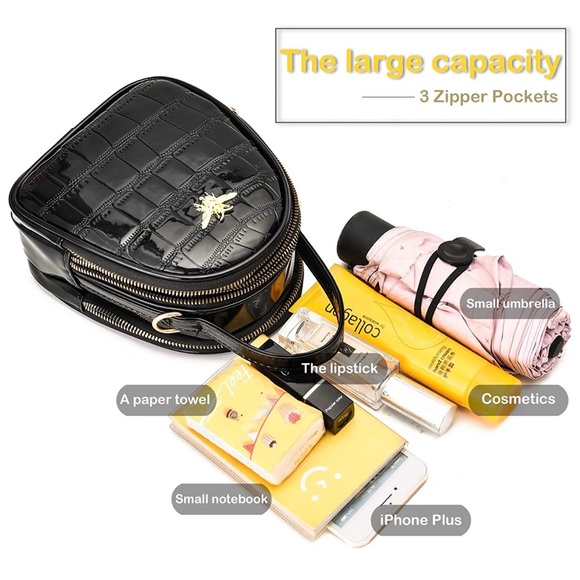 Black Mini Crossbody Bag - Picture 5 of 5